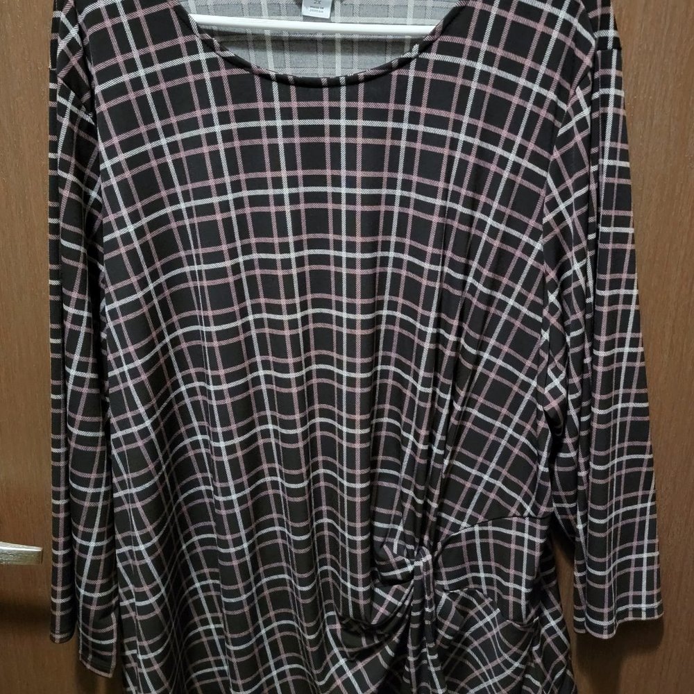 Liz Claiborne 2X Blouse - Chic and Comfortable - Picture 2 of 6